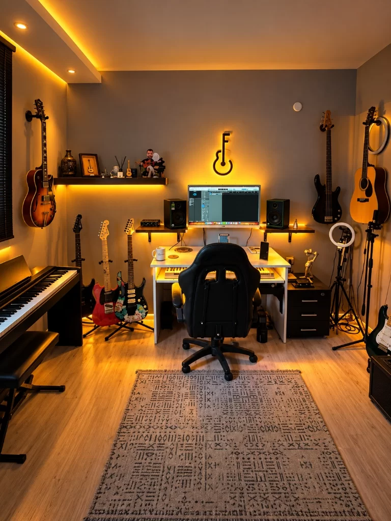 Fırat Cantekin Müzik Kursu Bornova Ana Müzik Stüdyosu ve Donanımı