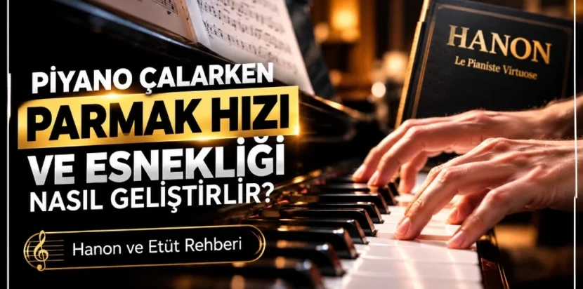 Piyano Çalarken Parmak Hızı ve Esnekliği Nasıl Geliştirilir Hanon ve Etüt Rehberi Fırat Cantekin Müzik Kursu