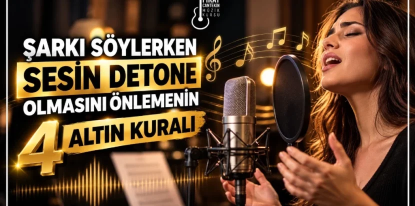 Şarkı Söylerken Sesin Detone Olmasını Önlemenin 4 Altın Kuralı Fırat Cantekin Müzik Kursu
